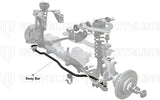 Mazda Mx5 NC Front Anti-Roll Bar 24mm Heavy Duty Blade Adjustable 2005-2015